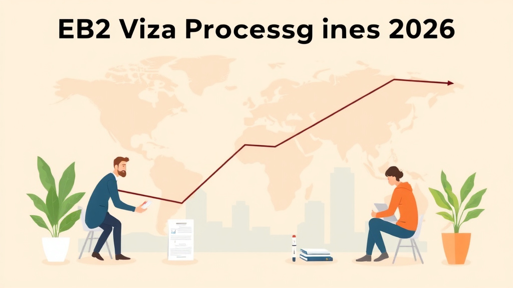 Illustration breaking down the fundamentals of EB-2 Visa Processing Times 2026