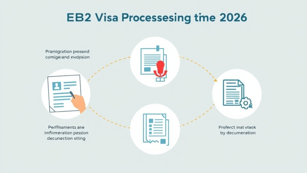 Practical checklist visual for EB-2 Visa Processing Times 2026