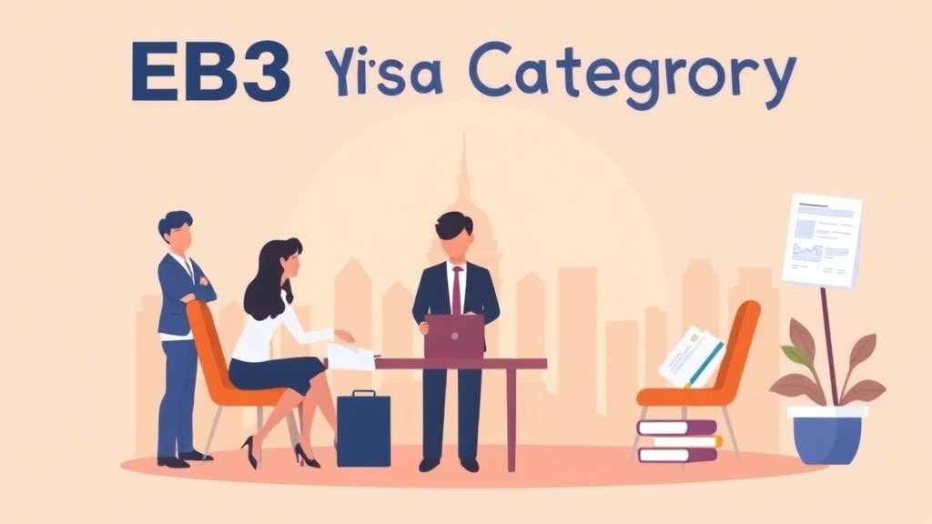 Educational graphic covering the essentials of EB-3 Visa Category Requirements