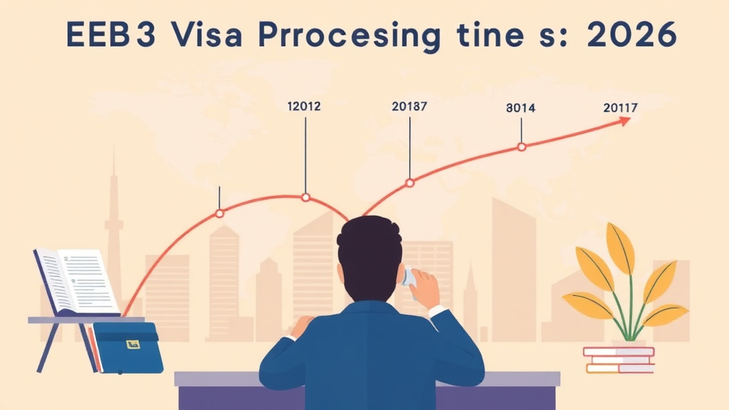 Detailed visual representation of EB-3 Visa Processing Times 2026