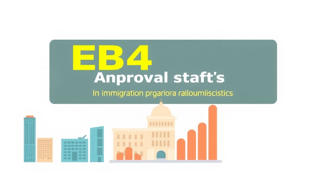 Educational graphic covering the essentials of EB-4 Visa Approval Rates and Statistics