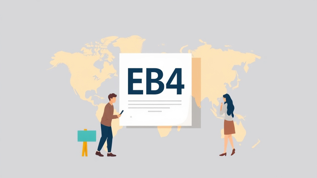 A professional illustration depicting EB-4 Visa Documents Required