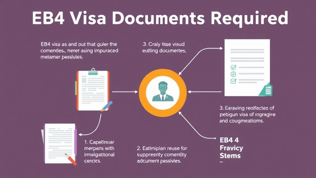 Process flow illustration for putting EB-4 Visa Documents Required into action