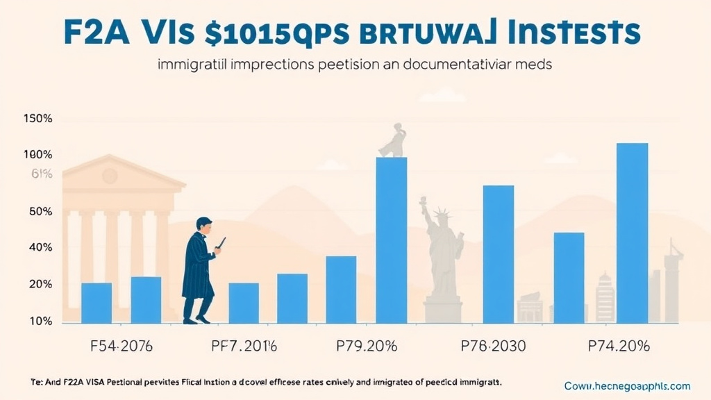 Illustration breaking down the fundamentals of f2A Visa Approval Rates and Statistics