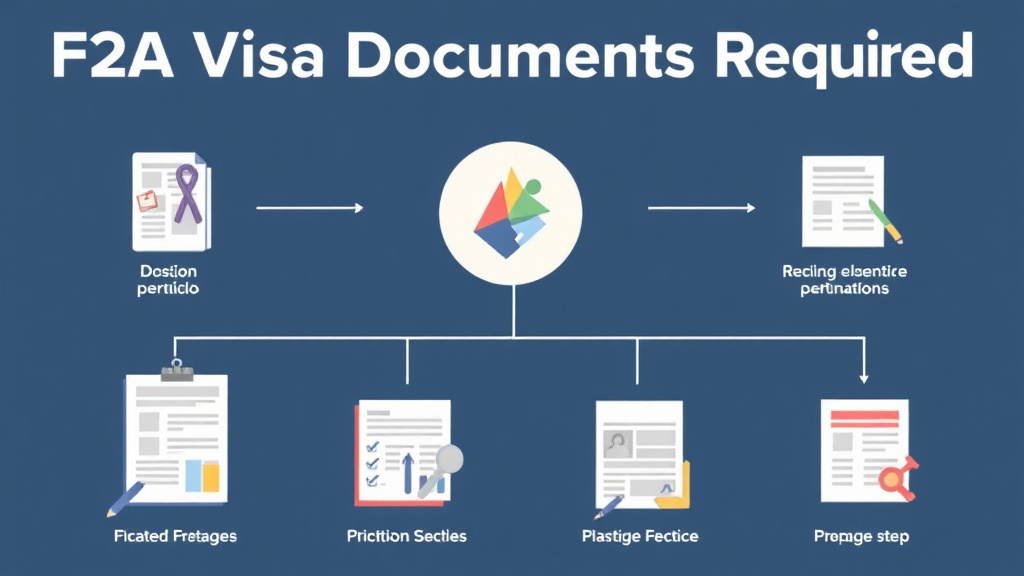 Practical workflow diagram for f2A Visa Documents Required