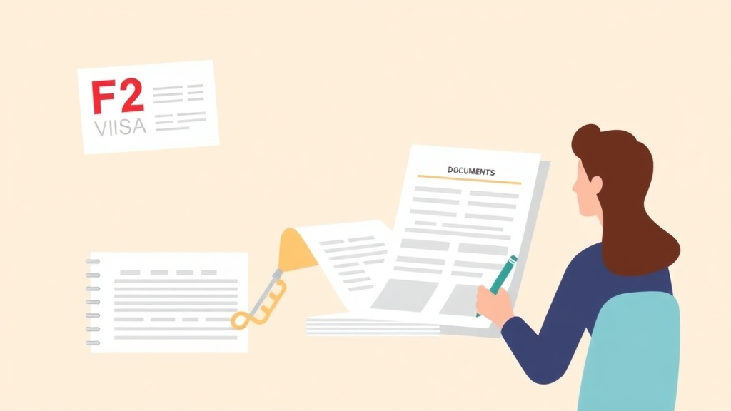 Clear illustration of f2B Visa Documents Required with supporting details