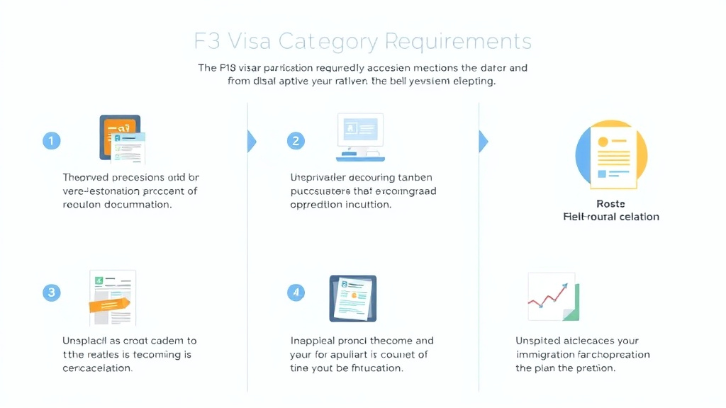 Practical workflow diagram for f3 Visa Category Requirements