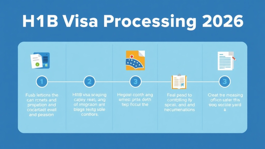 Practical workflow diagram for h-1B Visa Processing Times 2026