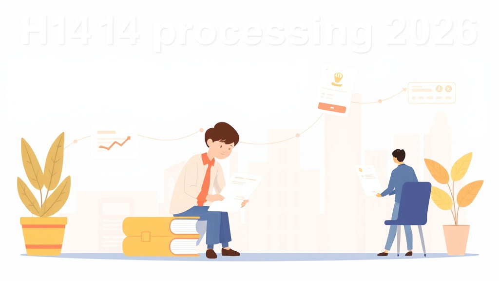 Clear illustration of h-4 Visa Processing Times 2026 with supporting details
