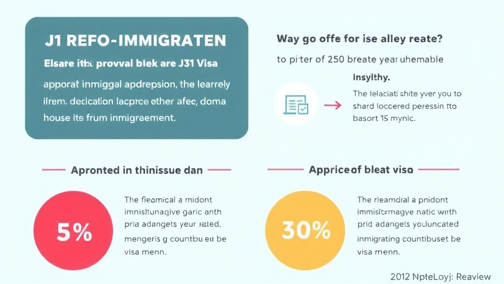 Real-world application diagram for j-1 Visa Approval Rates and Statistics