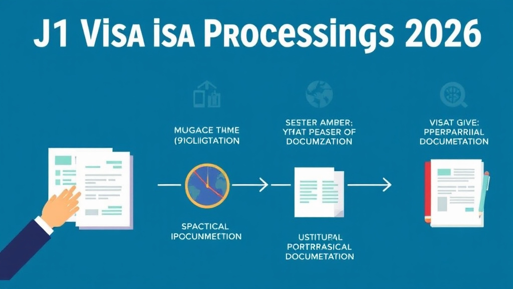 Real-world application diagram for j-1 Visa Processing Times 2026