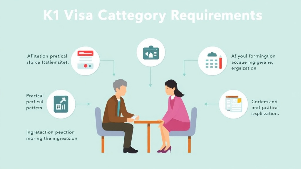 Action-oriented illustration showing how to apply k-1 Visa Category Requirements
