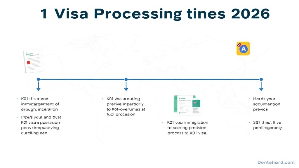 Process flow illustration for putting k-1 Visa Processing Times 2026 into action
