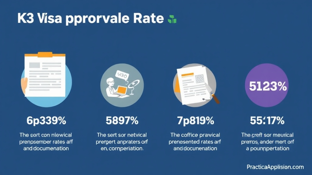 Action-oriented illustration showing how to apply k-3 Visa Approval Rates and Statistics