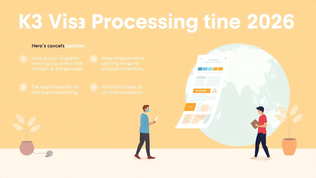 Visual overview of k-3 Visa Processing Times 2026 with key concepts highlighted