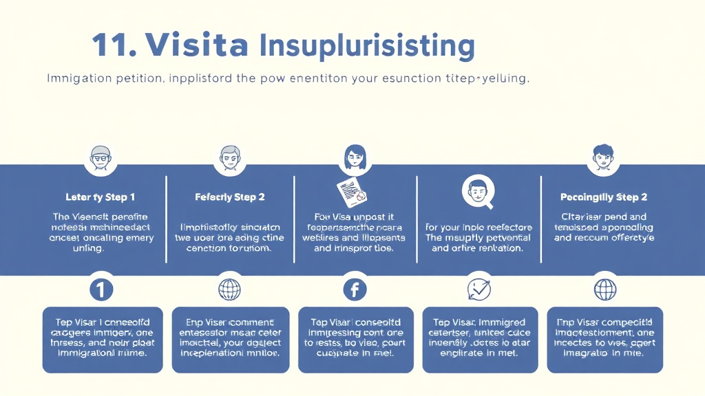 Educational graphic covering the essentials of l-1 Visa Application Process Step by Step