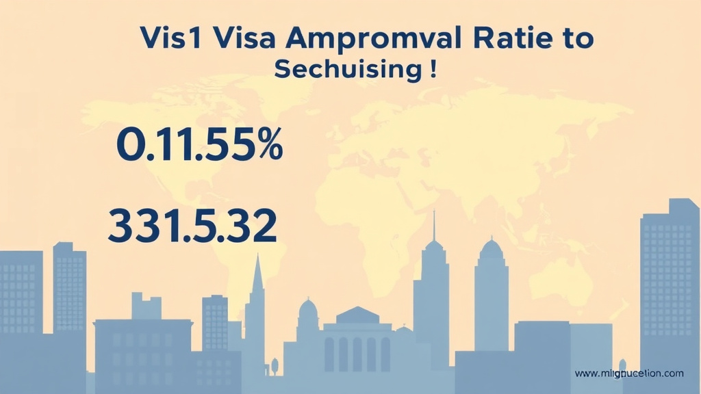 Educational graphic covering the essentials of o-1 Visa Approval Rates and Statistics