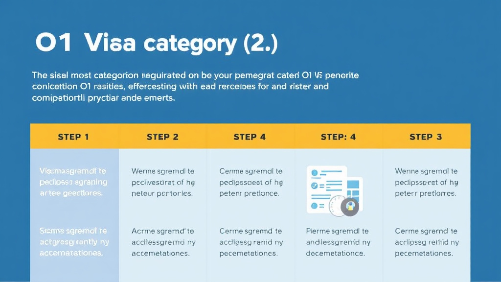 Implementation roadmap for o-1 Visa Category Requirements with actionable steps