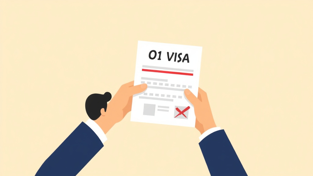 An informative visual explaining o-1 Visa Documents Required for beginners and professionals