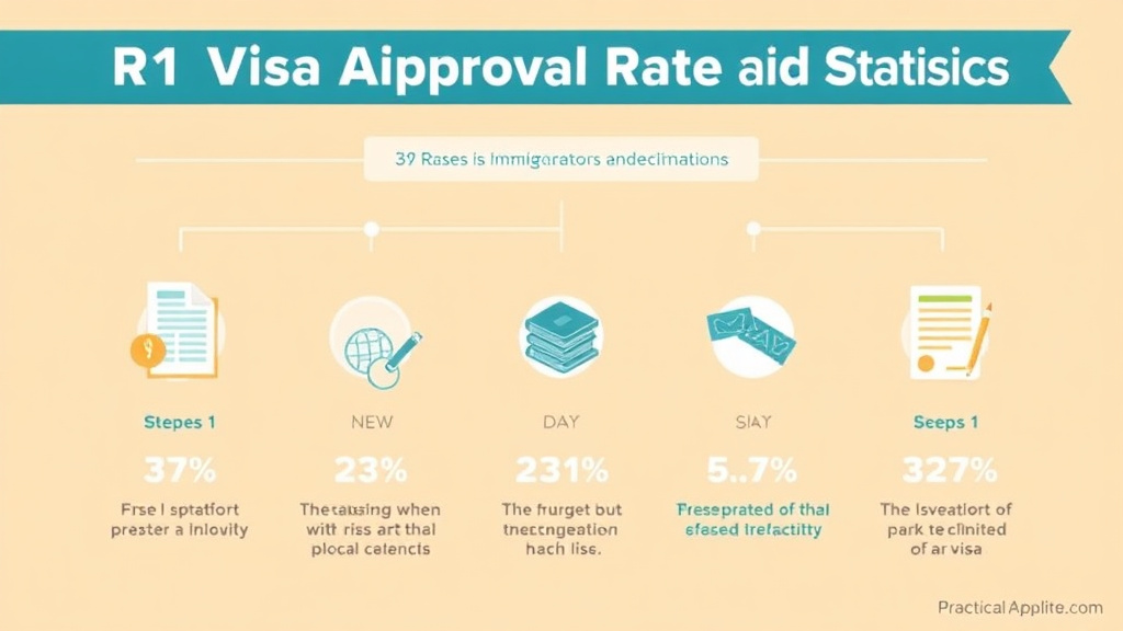 Real-world application diagram for r-1 Visa Approval Rates and Statistics