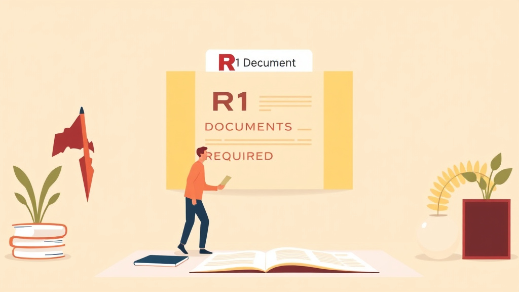 Clear illustration of r-1 Visa Documents Required with supporting details
