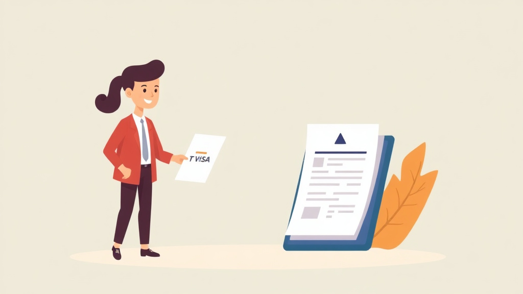 An informative visual explaining t visa Visa Documents Required for beginners and professionals