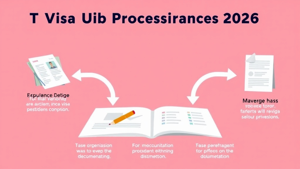 Practical checklist visual for t visa Visa Processing Times 2026