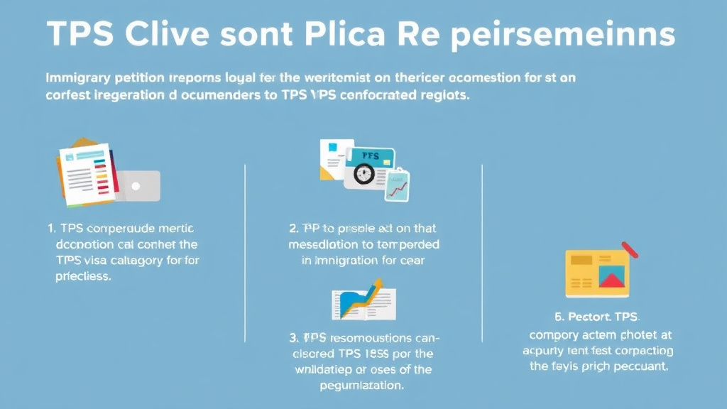 Practical workflow diagram for TPS Visa Category Requirements