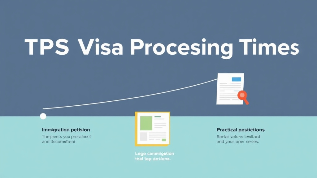 Process flow illustration for putting TPS Visa Processing Times 2026 into action
