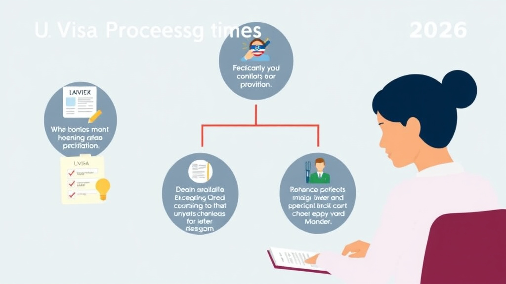Practical checklist visual for u visa Visa Processing Times 2026